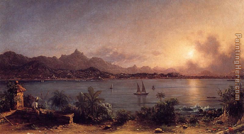 Martin Johnson Heade The Harbor at Rio de Janiero
